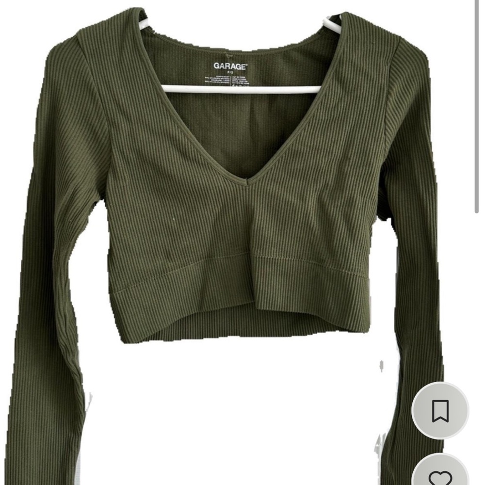 Garage green seamless long sleeve